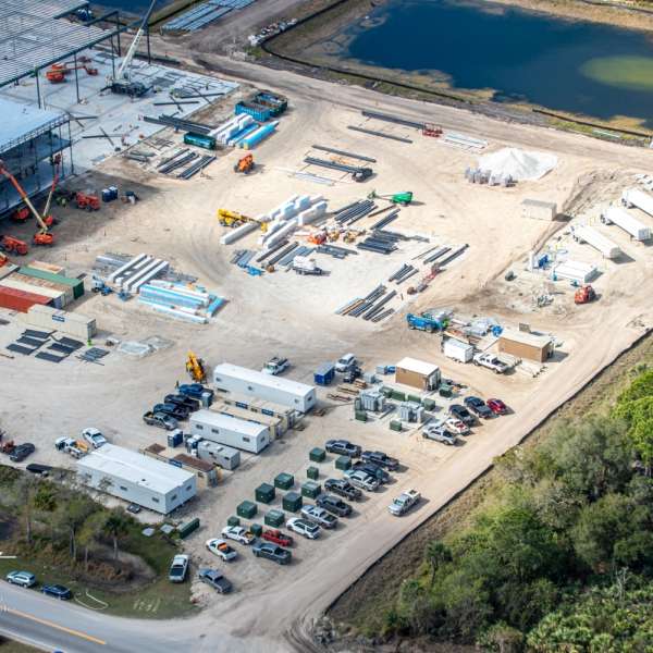 SpaceX Roberts Road Construction Update Feb 2022